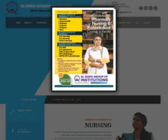 Alshifacollegeofnursing.com(Al shifa college of nursing) Screenshot