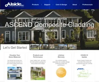 Alside.com(Home) Screenshot