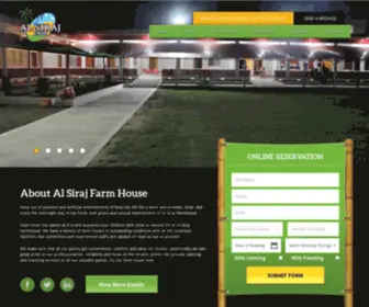 AlsirajFarmhouse.com(Luxury Farm Houses Karachi) Screenshot