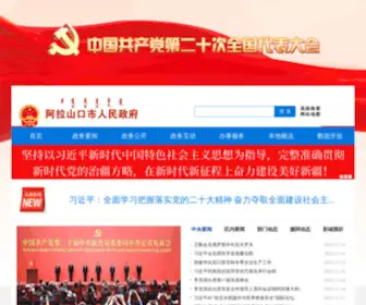 ALSK.gov.cn(阿拉山口市政府网) Screenshot