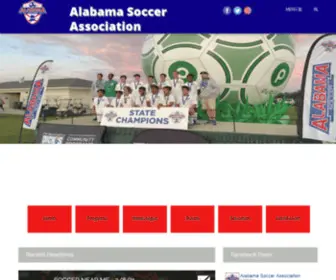 Alsoccer.org(Alabama Soccer Association) Screenshot