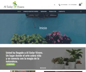 Alsolarvivero.com(Al Solar Vivero) Screenshot