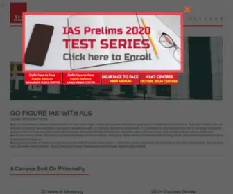 Alsoncloud.com(ALS Online IAS Coaching Classes) Screenshot