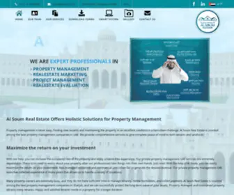 Alsoum.com(List Of Property Management Companies In Sharjah) Screenshot