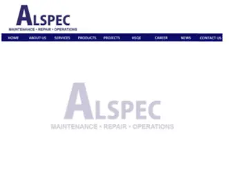 Alspec.com(Alspec) Screenshot