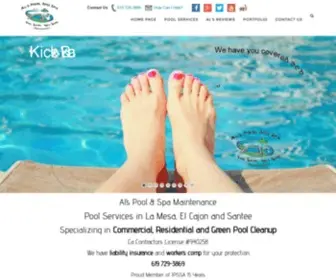 Alspool.com(La Mesa Pool Maintenance) Screenshot