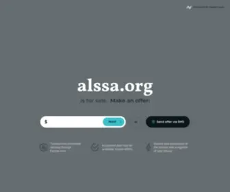 Alssa.org(alssa) Screenshot