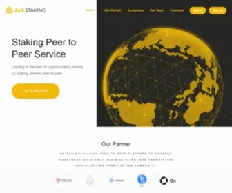 Alstaking.com(ALS Staking) Screenshot