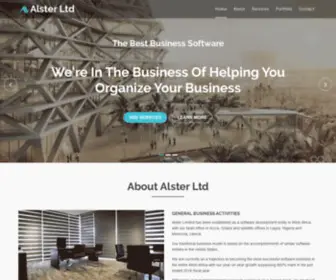 Alstergh.com(Alster Limited) Screenshot