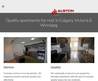 Alstonproperties.com(Alston Properties Ltd) Screenshot