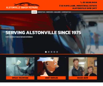 Alstonvillesmashrepairs.com.au(Alstonville Smash Repairs) Screenshot