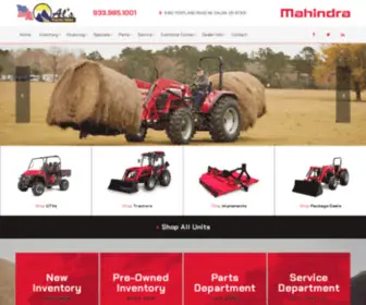 Alstractors.com(Al's Tractor Sales) Screenshot