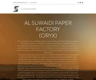 Alsuwaidipaper.com(Al Suwaidi Paper Factory) Screenshot