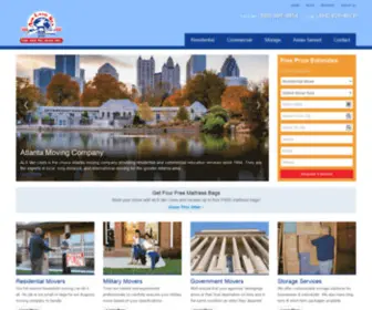 Alsvanlines.com(Atlanta Moving Company) Screenshot