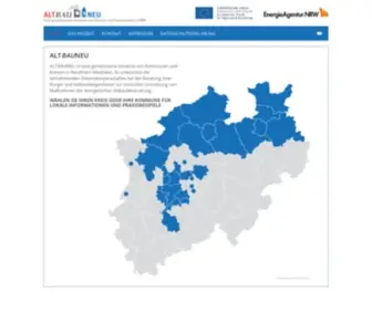 ALT-Bau-Neu.de(Eine gemeinsame Initiative von Kreisen und Kommunen in NRW) Screenshot