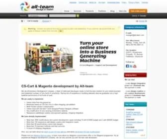 ALT-Team.com(CS-Cart or Magento development) Screenshot