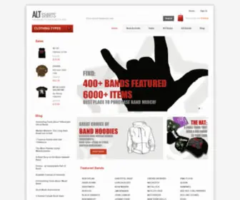ALT-Tshirts.com(Rock Band T) Screenshot