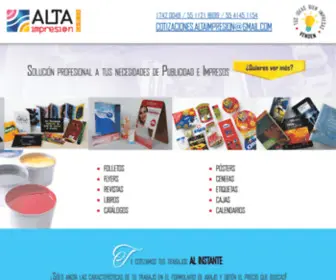 Alta-Impresion.com.mx(Alta Impresión) Screenshot