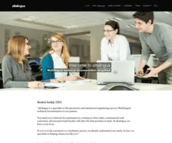 Alta-Lingua.com(Multilingual technical documentation simplified) Screenshot