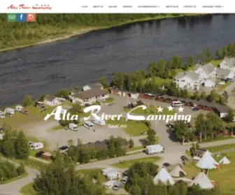 Alta-River-Camping.no(Alta River Camping) Screenshot