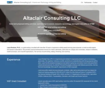 Altaclair.com(SBIR)) Screenshot