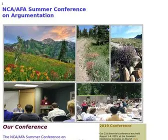 Altaconference.org(NCA/AFA Summer Conference on Argumentation) Screenshot