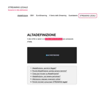 Altadefinizione.rest(Altadefinizione rest) Screenshot