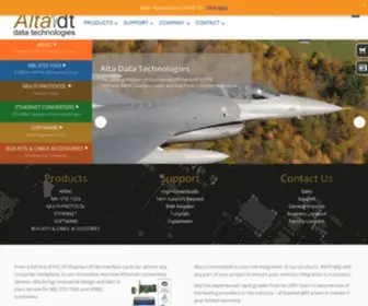 Altadt.com(Alta Data Technologies LLC) Screenshot
