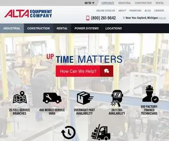 Altaequipment.com Screenshot