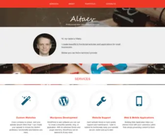 Altaev.com(Professional Web) Screenshot