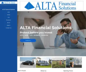 Altafs.com(ALTA Financial Solutions) Screenshot