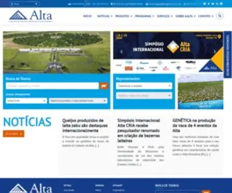 Altagenetics.com.br(Alta Genetics) Screenshot
