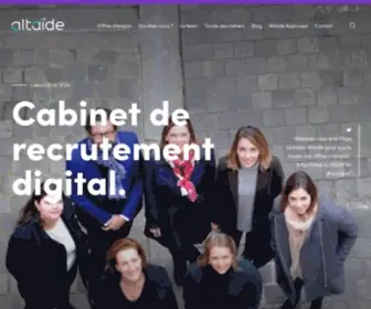 Altaide.com(Cabinet De Recrutement Digital) Screenshot