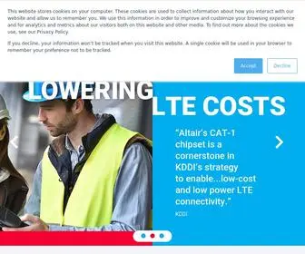Altair-Semi.com(Altair’s) Screenshot