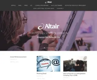 Altair.ca(Altair Electronics AltairElectronics) Screenshot