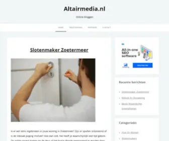 Altairmedia.nl(Online bloggen) Screenshot