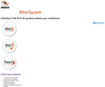 Altairsystem.com(Logiciel GMAO) Screenshot