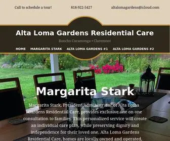 Altalomagardensresidentialcare.com(Rancho Cucamonga) Screenshot