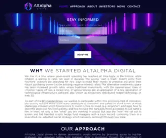 Altalphadigital.com(AltAlpha Digital) Screenshot