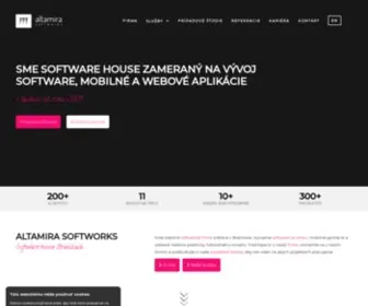 Altamirasoftworks.com(Software development) Screenshot