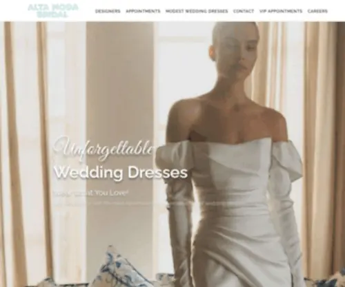 Altamodabridal.com(Alta Moda Bridal) Screenshot