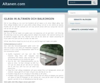 Altanen.com(Glasa in altan) Screenshot