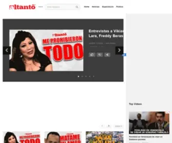 Altanto.com.do(Altanto TV: La noticias en artículos) Screenshot
