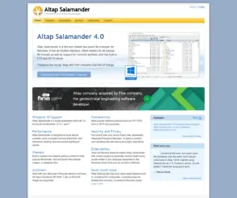 Altap.cz(Altap Salamander) Screenshot