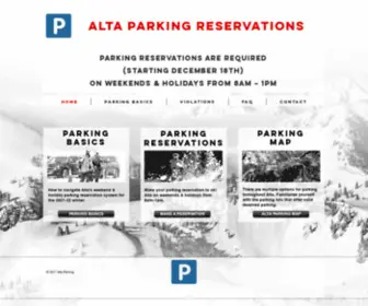 Altaparking.com(Alta Parking) Screenshot