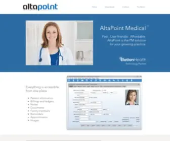 Altapoint.com(Practice Management Software) Screenshot