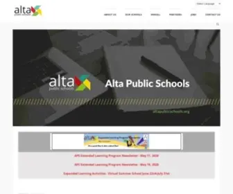 Altapublicschools.org(Alta Public Schools) Screenshot