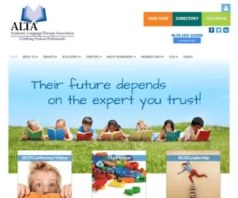 Altaread.org(The Academic Language Therapy Association (ALTA)) Screenshot
