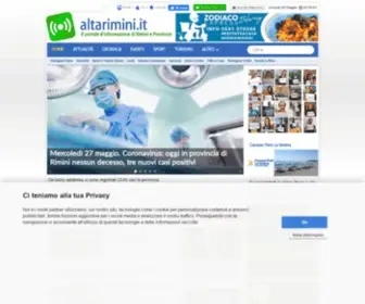 Altarimini.it(Portale di informazione di rimini e provincia) Screenshot