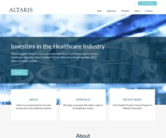 Altariscap.com(Investing in the Healthcare Industry) Screenshot